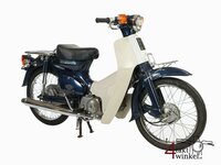 VERKAUFT Honda C50 NT, dark blue, 12014km
