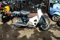VERKAUFT !  Honda C50 NT Japanisch, Grün, 11273 km