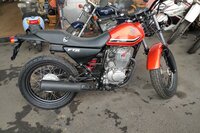 VERKAUFT! Honda FTR 223, Japanisch, Orange, 4303 km