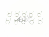 Kraftstoffschlauchklemme 9,5 - 11,5 mm, Pro 10 Stück.