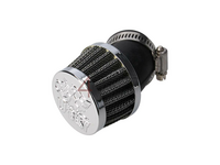 Tuning Luftfilter 35 mm, 45 Grad, Chrom, U-best