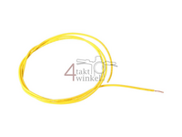 Litze pro Meter 0,75 mm&sup2;, gelb