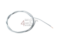 Litze pro Meter 0,75 mm&sup2;, grau