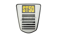 Aufkleber Emblem unter Sitzbank gro&szlig;, ST50, passend f&uuml;r Dax K3