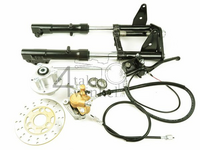 Gabel komplett, Monkey, 30mm, schwarz, Standard