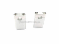 Lenkerklemmen / Riser, Universal, Kepspeed, 75 mm Innensechskant Silber