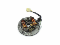 Z&uuml;ndspule und Statorplatte Hitachi 6 Volt & Unterbrecher, original Honda
