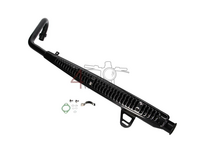 Tuning Auspuff, obenliegend, Trompete, Edelstahl, ST125 Dax, Rahmen-Nr. JB04xxxx, schwarz