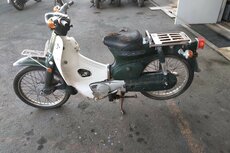 Honda C50 K1, green, 30064km