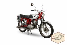 Honda SS125a mit niederl&auml;ndischem Nummernschild