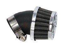 Tuning Luftfilter 35 mm, 45 Grad, Chrom, U-best