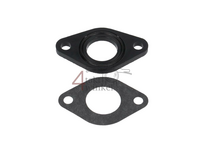 Ansaugkr&uuml;mmerdichtung / Isolator 20mm breiter Flansch inkl.&nbsp;O-Ring + Dichtung