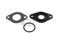 Ansaugkr&uuml;mmerdichtung / Isolator 16mm breiter Flansch inkl.&nbsp;O-Ring