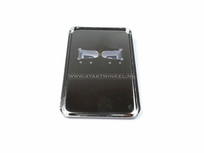 Nummernschildhalter Chrom Portr&auml;t