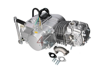 Motor, 125 ccm, manuelle Kupplung, Lifan, 4-Gang, Silber