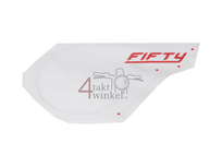 Aufkleber, Seitenabdeckung, Mash Fifty, links