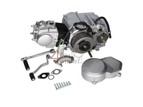 Motor, 50 ccm, halbautomatisch, Lifan, 4-Gang, Silber