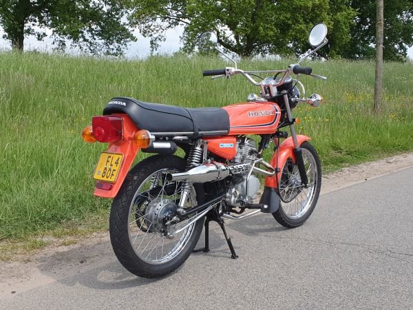 VERKOCHT! Honda CB50J, Oranje, 6250km, met kenteken