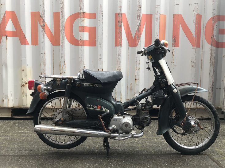 Verkocht, Honda C50 NT Japans, groen