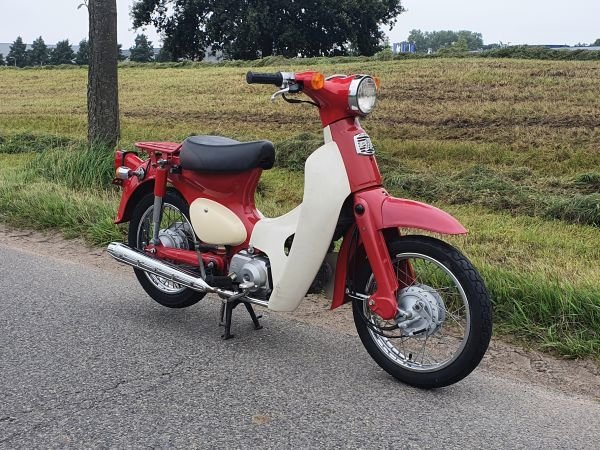 VERKOCHT ! Honda Little cub, Japans, rood, 7986km