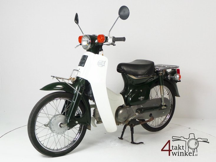 VERKAUFT ! Honda C50 NT Japanese, green, 4756 km, with papers