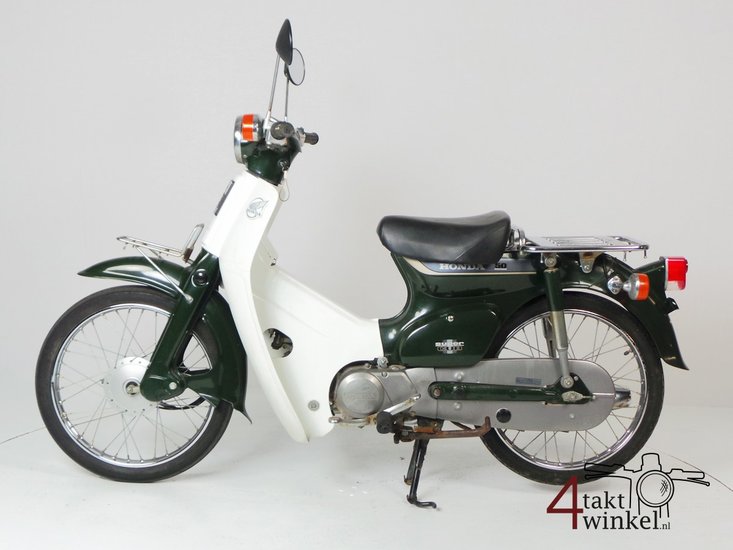 VERKAUFT ! Honda C50 NT Japanese, green, 4756 km, with papers