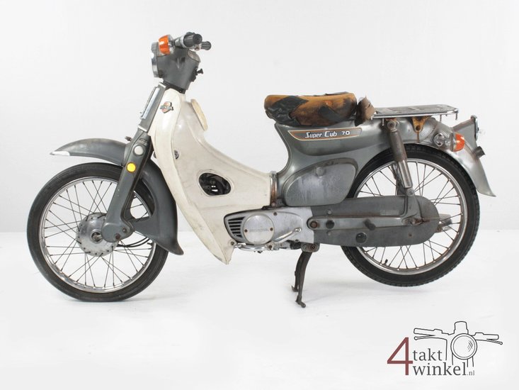 VERKAUFT ! Honda C70 K1 Japanese, gray, 15719km