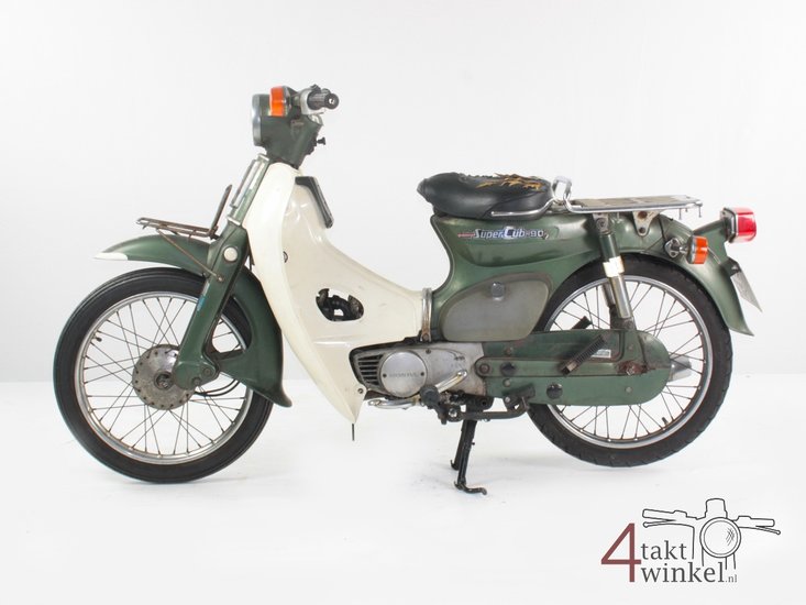 VERKAUFT! Honda C90 K1 Japanese, 51468 km, green, with papers! 