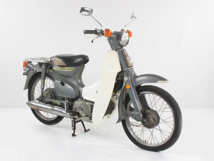 VERKAUFT! Honda C70 K1 Japanese, gray, 13977km