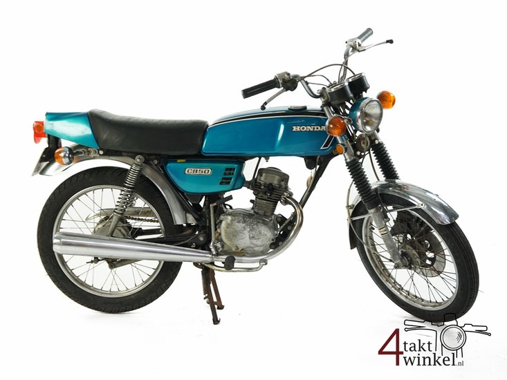 VERKAUFT Honda CB50 K1, Blue, 8072km, with papers