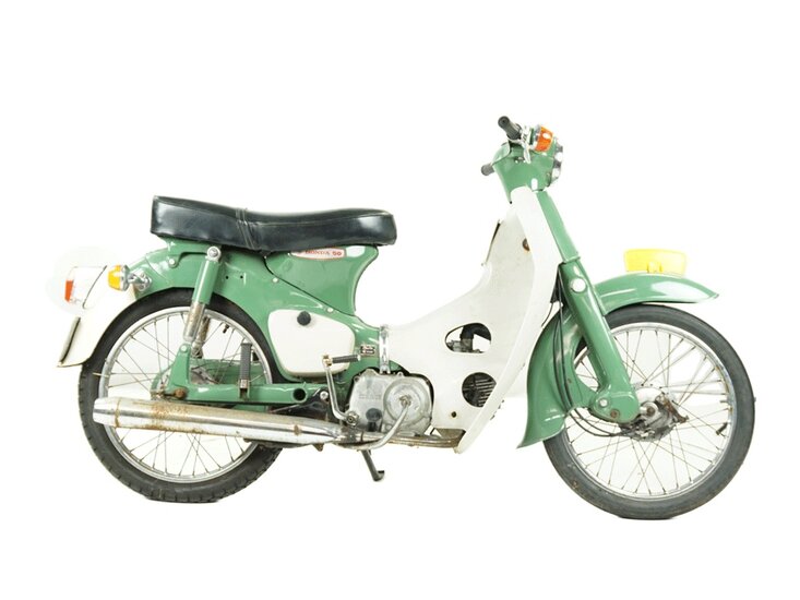 VERKAUFT ! Honda C50 OT, 4412km, mit Papiere