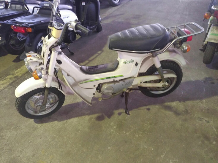 VERKAUFT! Honda CF50, white, 1543km