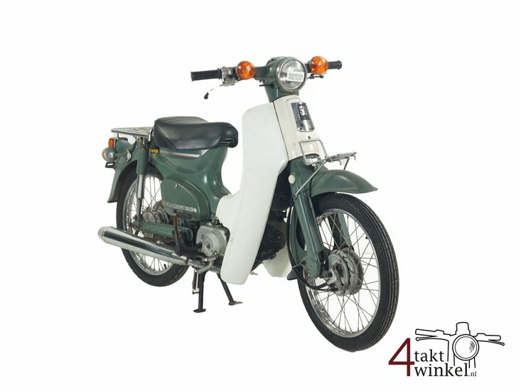 VERKAUFT ! Honda C50 6v, green, 13308km