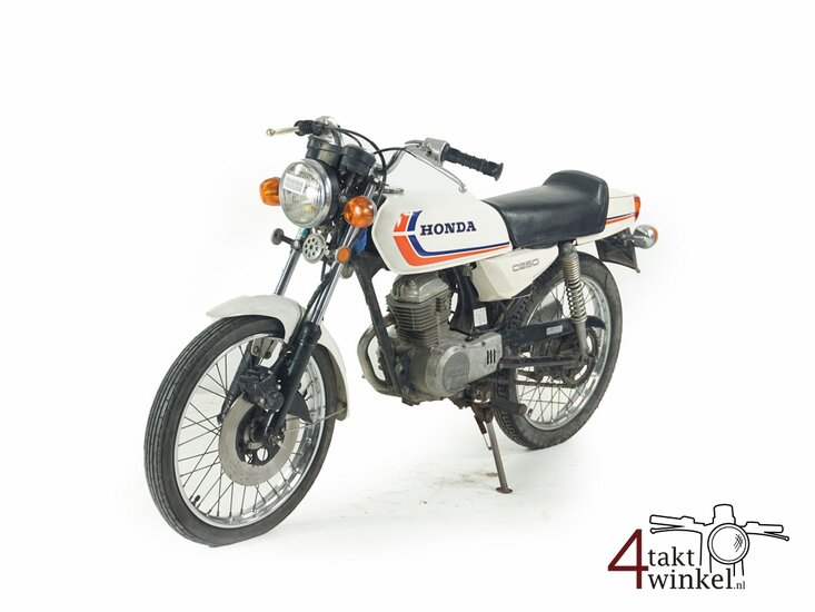 VERKAUFT Honda CB50JX, white, 5921km