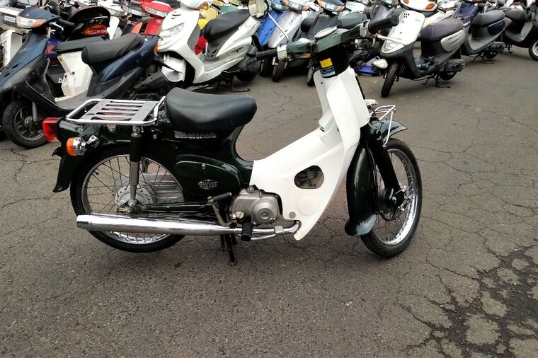 VERKAUFT Honda C50 NT, green, 10939km