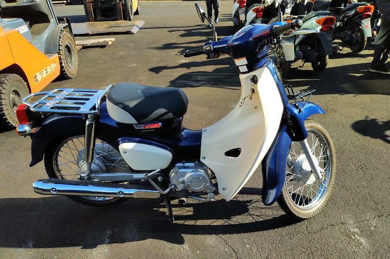 Honda C50, blue, 5774km