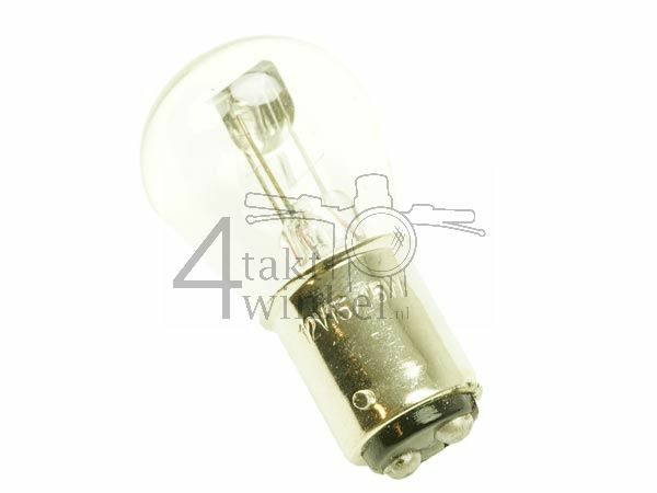 Scheinwerfer Lampe BA20D, Doppelt, 12 Volt, 15-15 Watt, passend f&uuml;r SS50, CD50