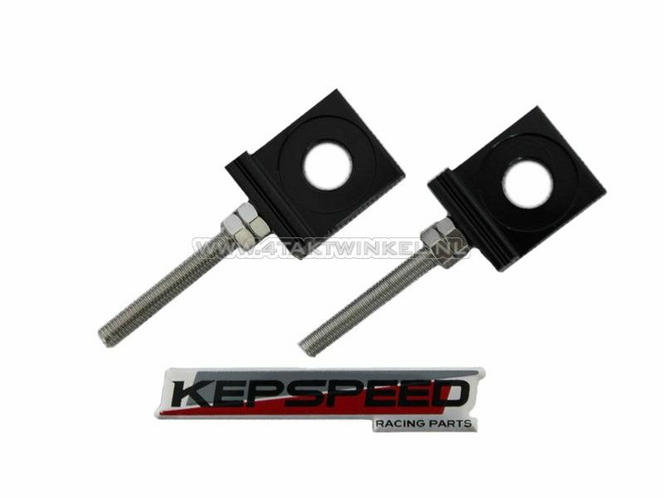 Kettenspanner Paar f&uuml;r C50, SS50, CD50 Kepspeed-Schwinge, Schwarz