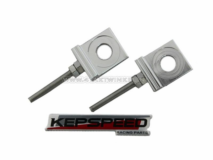 Kettenspanner Paar f&uuml;r C50, SS50, CD50 Kepspeed-Schwinge, Aluminium