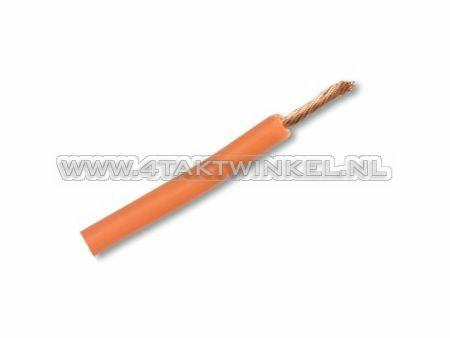 Litze pro Meter 0,75 mm&sup2;, orange
