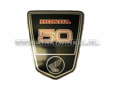 Aufkleber Dax Emblem unter Sitzbank gro&szlig;, 50, original Honda, NOS