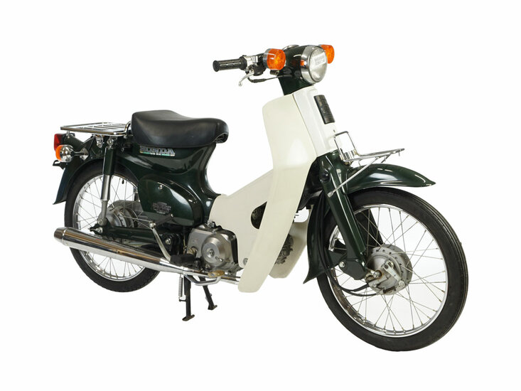 Honda C50 NT, green, 8330km