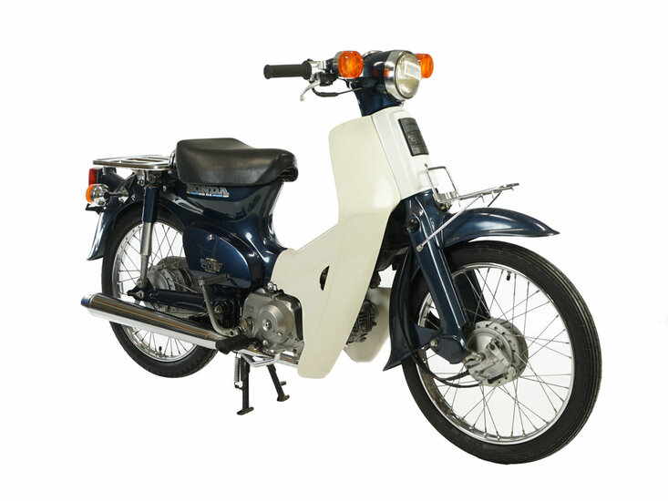 Honda C50 NT, dark blue, 12373km