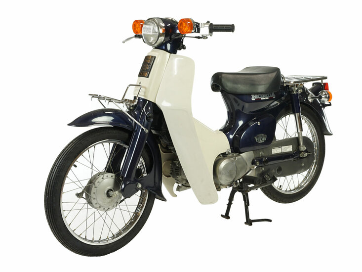 VERKAUFT ! Honda C50 NT, dark blue, 8204km