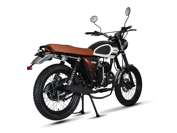 Mash Scrambler, 50cc, braun, Euro 5