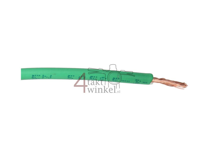 Litze pro Meter 0,75 mm&sup2;, gr&uuml;n