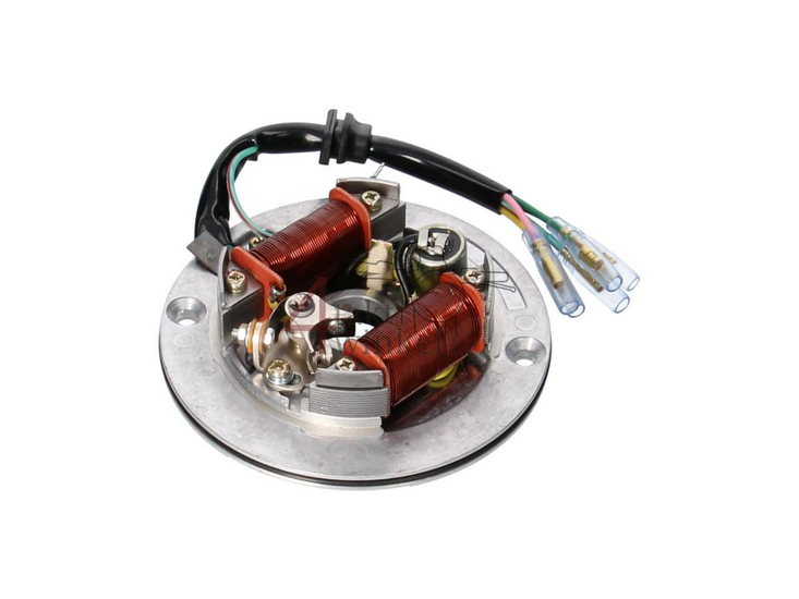Z&uuml;ndspule und Statorplatte Mitsubishi 6 Volt &amp; Unterbrecher