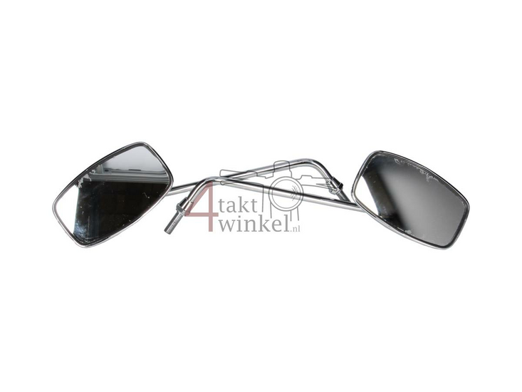Spiegel Set, C50 Rechteck, original Honda 2-Chance Product