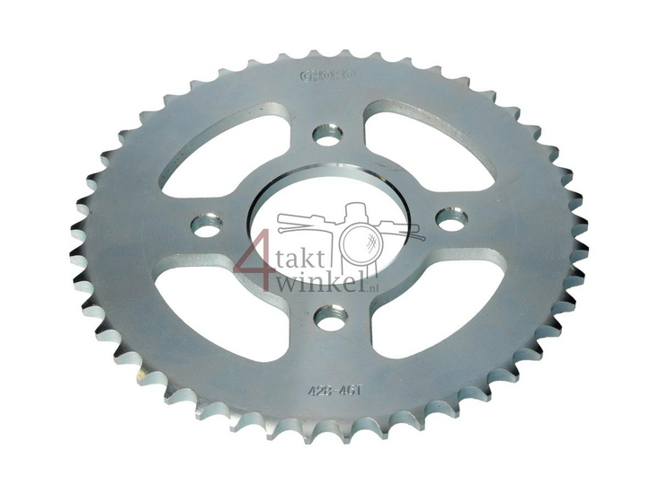 Kettenrad Mash Fifty, Skyteam Ace, 46 Z&auml;hne, 428 Kette, Silber