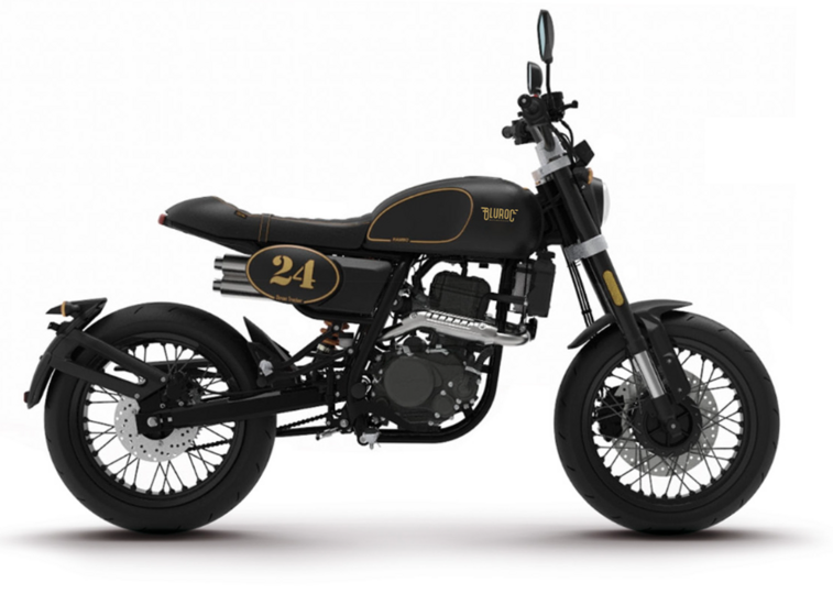 Bluroc Tracker 125cc, euro 5, Gold-Black